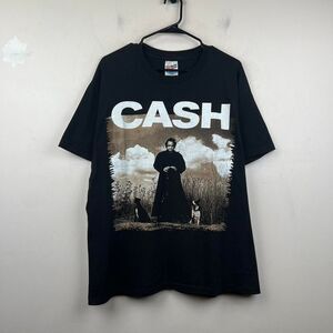 Vintage 1993 Johnny Cash American Recordings T-Shirt Size XL